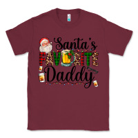 Burgundy santa's favorite daddy Classic Tee - AdoDesignShop