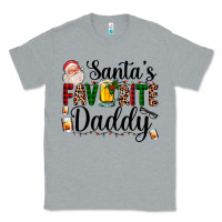 Heather Grey santa's favorite daddy Classic Tee - AdoDesignShop