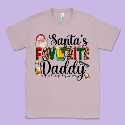Santa's Favorite Daddy Classic Tee Designed By Adodesignshop
