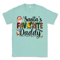 Seafoam santa's favorite daddy Classic Tee - AdoDesignShop