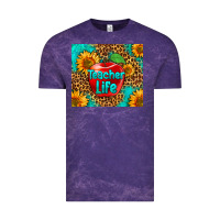 Cloud Purple teacher life Vintage Tee - HRA Design Shop