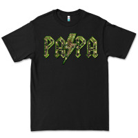 Black papa  lightning camouflage Premium Tee - BarkalooDesign