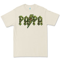 Papa  Lightning Camouflage Premium Tee | Teevron
