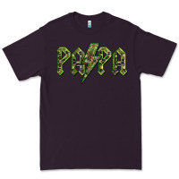Plum papa  lightning camouflage Premium Tee - BarkalooDesign