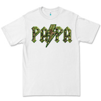 White papa  lightning camouflage Premium Tee - BarkalooDesign