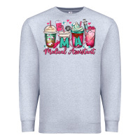 Heather Grey ma medical assistant coffee cups Premium Sweatshirt - MaliasSmallBusiness