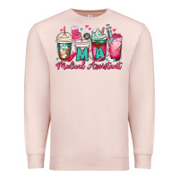 Pale Pink ma medical assistant coffee cups Premium Sweatshirt - MaliasSmallBusiness