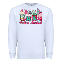 White ma medical assistant coffee cups Premium Sweatshirt - MaliasSmallBusiness