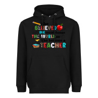 Black she believed she could change the world so she bec Heavyweight Hoodie - NancyCooperArtShop