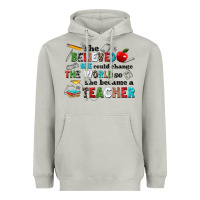 Moon Dust she believed she could change the world so she bec Heavyweight Hoodie - NancyCooperArtShop
