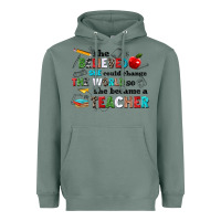 Sage she believed she could change the world so she bec Heavyweight Hoodie - NancyCooperArtShop