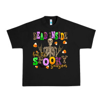 Black dead inside but it's spooky season Urban Heavy Tee - AdoDesignShop