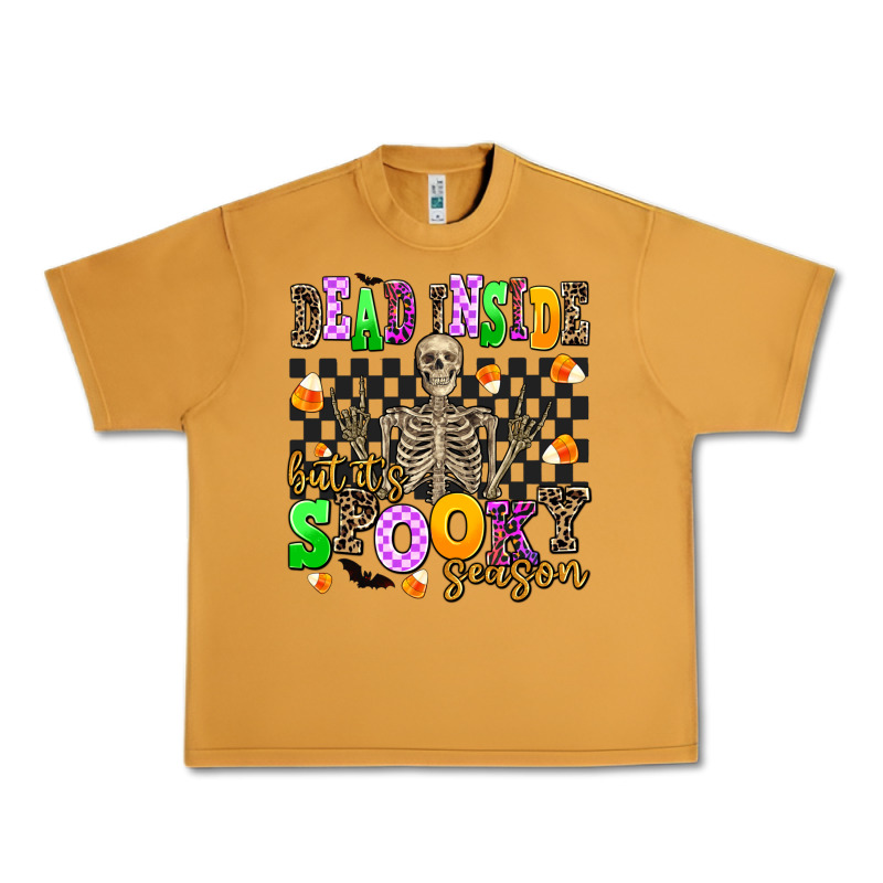 Dead Inside But It's Spooky Season Urban Heavy Tee by AdoDesignShop | Teevron