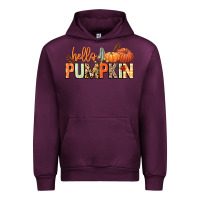 Mauve Wine Hello pumpkin Urban Hoodie - NancyCooperArtShop