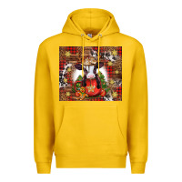 Lemon Christmas baby cow hot cocoa Premium Hoodie - Jasminsmagicworld