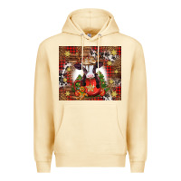 Pina Colada Christmas baby cow hot cocoa Premium Hoodie - Jasminsmagicworld