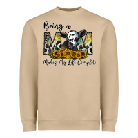 Being A Mom Makes My Life Complate Heavyweight Sweatshirt | Teevron