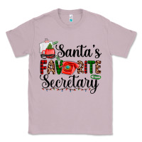 Lilac santa's favorite secretary Classic Tee - AdoDesignShop