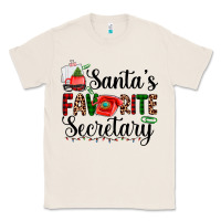 Natural santa's favorite secretary Classic Tee - AdoDesignShop