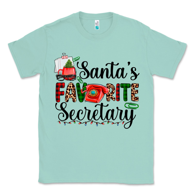Santa's Favorite Secretary Classic Tee by AdoDesignShop | Teevron