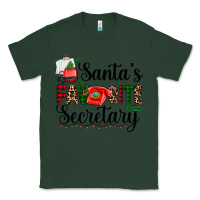 Sports Green santa's favorite secretary Classic Tee - AdoDesignShop