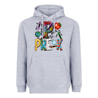 Heather Grey pre k Heavyweight Hoodie - NancyCooperArtShop