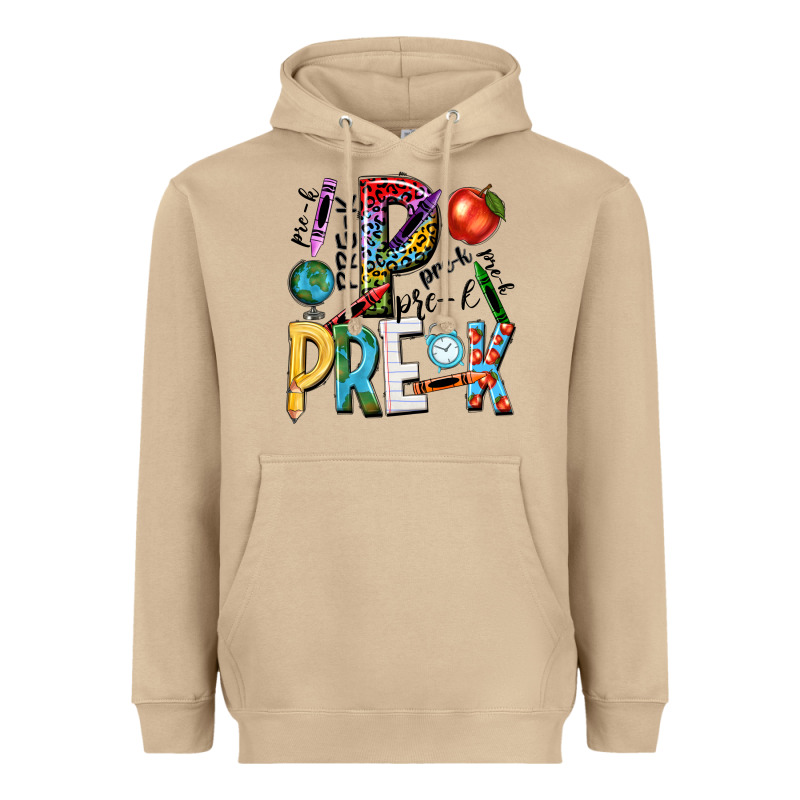 Pre K Heavyweight Hoodie by NancyCooperArtShop | Teevron