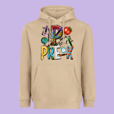 Pre K Heavyweight Hoodie Designed By Nancycooperartshop