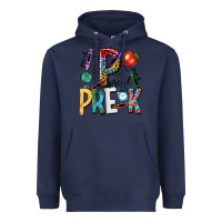 Navy pre k Heavyweight Hoodie - NancyCooperArtShop