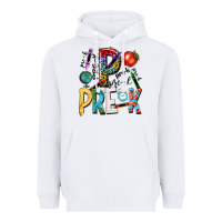 White pre k Heavyweight Hoodie - NancyCooperArtShop