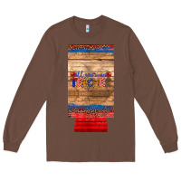 Chestnut all american teacher 12 oz slim can cooler Long Sleeve Tee - Artiststas