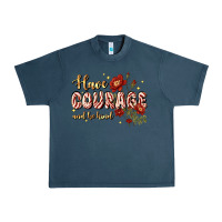 Midnight Navy have courage and be kind Urban Heavy Tee - JahusDesignShop