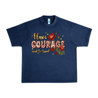 Navy have courage and be kind Urban Heavy Tee - JahusDesignShop