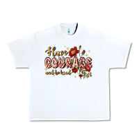 White have courage and be kind Urban Heavy Tee - JahusDesignShop