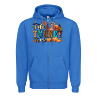 True Royal Talk turkey to me Zipper Hoodie - NancyCooperArtShop