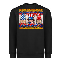 Black usa gnome mouse pad Heavyweight Sweatshirt - HRA Design Shop