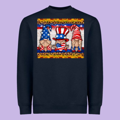 Usa Gnome Mouse Pad Heavyweight Sweatshirt Designed By Hra Design Shop