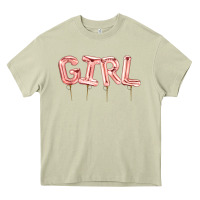 Mossy Girl balloon Heavy Core Tee - Artiststas