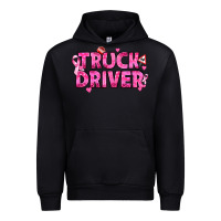 Black Breast Cancer truck driver Urban Hoodie - texasbilliewilder
