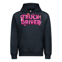 Navy Breast Cancer truck driver Urban Hoodie - texasbilliewilder