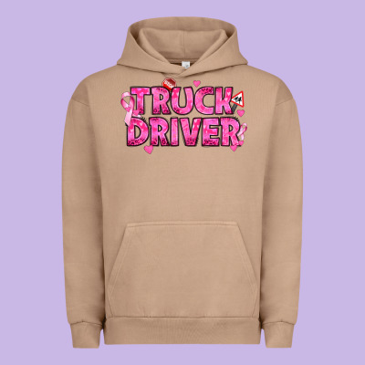 Breast Cancer Truck Driver Urban Hoodie Designed By Texasbilliewilder