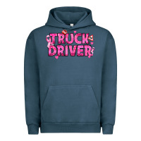 Pigment Midnight Navy Breast Cancer truck driver Urban Hoodie - texasbilliewilder