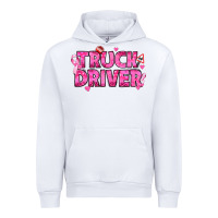 White Breast Cancer truck driver Urban Hoodie - texasbilliewilder