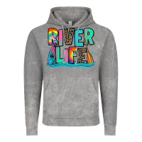 Cloud Rock river life kayaking Vintage Hoodie - Zillion Design Studio