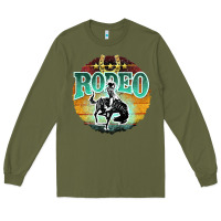 Army Green rodeo Long Sleeve Tee - JahusDesignShop
