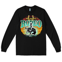 Black rodeo Long Sleeve Tee - JahusDesignShop