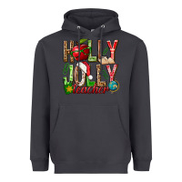 Smoke holly jolly teacher Heavyweight Hoodie - NancyCooperArtShop