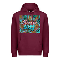 Burgundy senior 2022 tumbler Premium Hoodie - BarkalooDesign