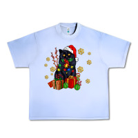 Grape Ice black cat meowy christmas Urban Heavy Tee - AdoDesignShop