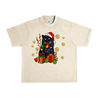 Sandshell black cat meowy christmas Urban Heavy Tee - AdoDesignShop